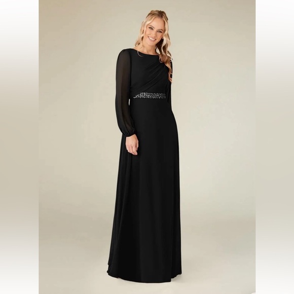 Azazie Dresses & Skirts - BLACK FORMAL DRESS
